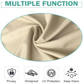 50 In. W X 84 In. L Indoor Outdoor Window Curtain 1 Panel (Option: 50inx84in)